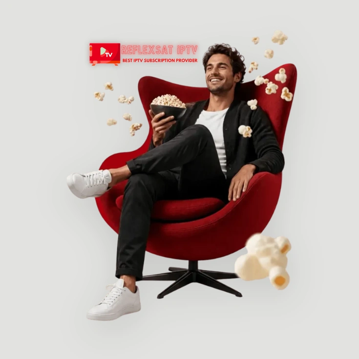 REFLEXSAT IPTV 4K Ultra HD Streaming Experience Popcorn Lounge